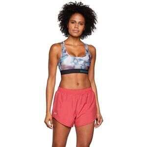 Under Armour Womens Mid Crossback Print Sports Bra Size XS